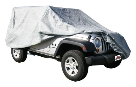 RT Off-Road Vehicle Covers for 2004-2006 WRANGLER - FC10109 Cover, Polypropylene, Gray, Lock, Cable, Jeep, Each