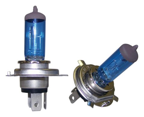 RT Off-Road Light Bulbs for 1984-2001 CHEROKEE, 1987-1995 WRANGLER - RT28004 Bulbs, Low Beam Headlight Position, H4, Incandescent, Super White, 60 watts, Jeep, Pair