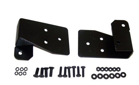 RT Off-Road Side View Mirror Relocation Brackets for 2003-2006 WRANGLER - RT30014 Brackets, View, Steel, Black, Jeep, Pair