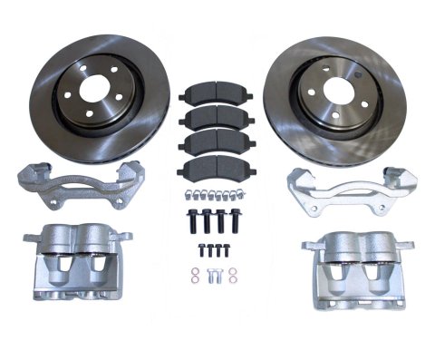 RT Off-Road Performance Brake Kits RT31046 Disc Brakes, Performance, Front, Solid Surface Rotors, 2-piston Calipers, Jeep, Kit
