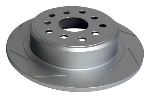 RT Off-Road Slotted Rotors for 2007-2017 WRANGLER, 2018 WRANGLER JK - RT31048 L or R Rear Brake Rotor 2007-2018 Jeep Wrangler w/ Rear Big Brake Kit