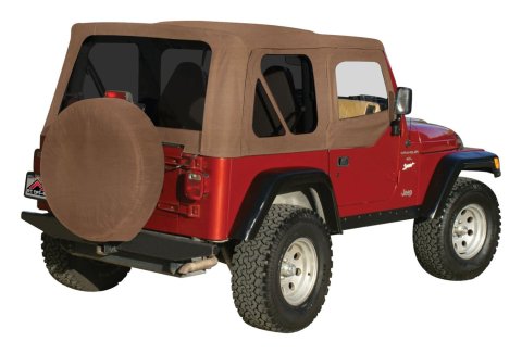 RT Off-Road Replacement Soft Tops for 1997-2006 WRANGLER - RTS20037T Top, Replacement, Fabric, Spice, Tinted Windows, Jeep, Each