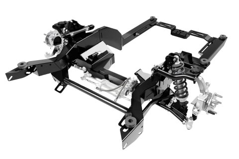 Speedtech Performance USA ExtReme Front Suspension Packages for 1967-1969 CAMARO, 1968 CHEVY II, 1969-1974 NOVA - 11231 Packages, ExtReme, Subframe Package, Bolt-On Style, Steel, Black Powdercoat, Satin Finish, Dual Power, Rack and Pinion, Chevy, Kit