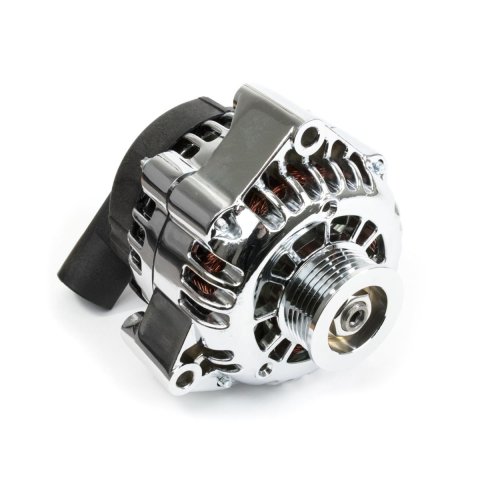 Top Street Performance Alternators for 1998-2002 CAMARO, FIREBIRD - ES1025C Alternator, GM CS130D, Internal Regulator, 180 Amp, Chrome, V-Belt, Chevrolet, Pontiac, Each