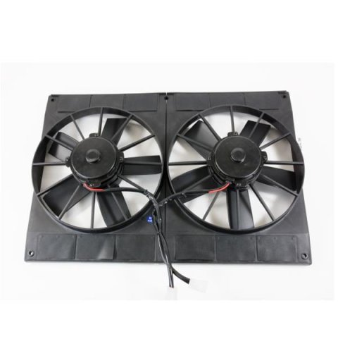11 Inch 2,780 CFM Top Street Performance Pro Series Electric Cooling Fan HC7106 Fan, Series, Dual, in. Diameter, cfm, Plastic, Black, Each