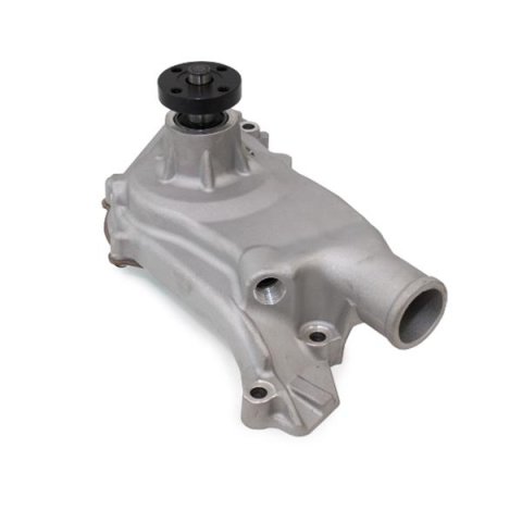 Top Street Performance High-Flow Mechanical Water Pumps HC8008 Pump, Mechanical, Short, High-Volume, Clockwise, Aluminum, Satin, 3/4 in. Pilot, Chevrolet, Small Block, Each