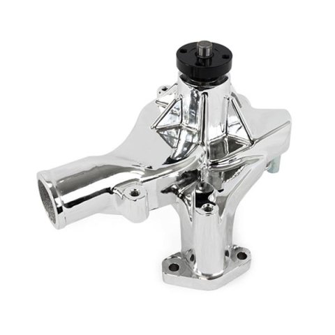 Top Street Performance High-Flow Mechanical Water Pumps HC8053C ALUMINUM MECHANICAL WATER PUMP - FORD FE 352/390/406/410/427/428, CHROME