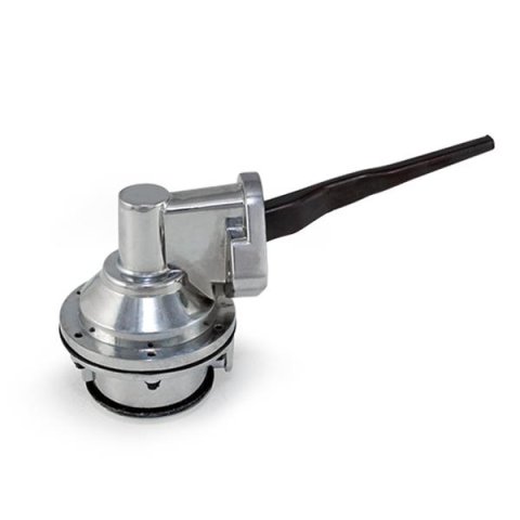 Top Street Performance Mechanical Fuel Pumps JM1010C Pump, Mechanical, 80 gph, 6 psi, Chrome, Ford, Lincoln, Mercury, Ford Big Block 385 Series, V8, Each