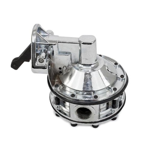 Top Street Performance Fuel Pumps JM1037BK RACING MECHANICAL FUEL PUMP - CHEVY SB, V8 ENGINE, 6 VALVE, 130+ GPH, 12-16 PSI, 1/2" INLET/OUTLET, BLACK