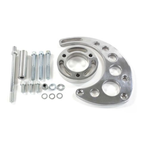 Top Street Performance Alternator Brackets JM9123P CHEVY BB LWP, ALUMINUM ALTERNATOR BRACKET KIT, POLISHED
