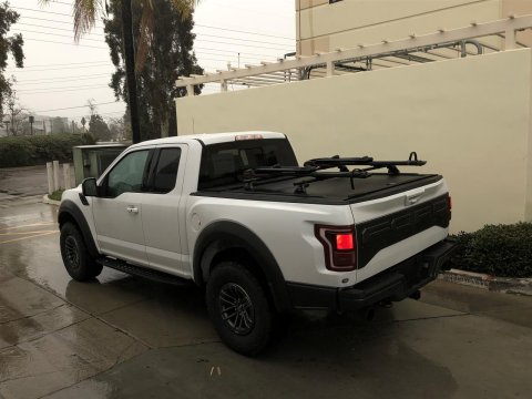 Truck Cover USA American Roll Tonneau Covers CR103MT Covers, Roll, Retractable, Hard Style, Aluminum, Black Powdercoated, 5.5 ft. Bed Length, Ford, Each