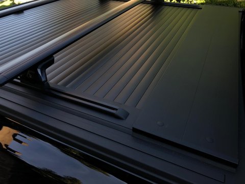 Truck Cover USA American Roll Tonneau Covers CR502MT Covers, Roll, Retractable, Hard Style, Aluminum, Black Powdercoated, 6 ft. Bed Length, for Nissan, Each