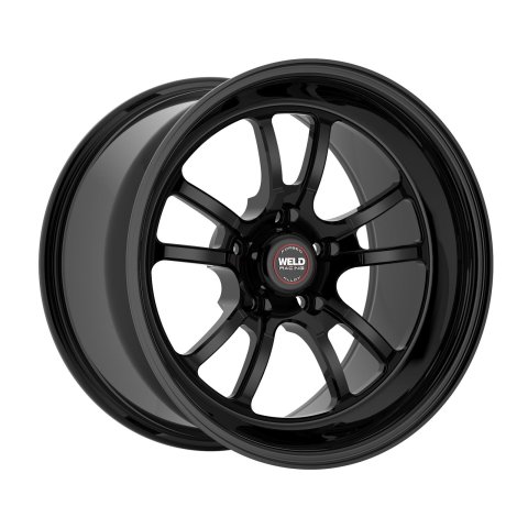Weld Racing RT-S S70 Forged Aluminum Black Anodized Wheels 18x13 Wheels, RT-S, S70; 18x13" BLK MED PAD 5x4.75" BP 3.7"BS