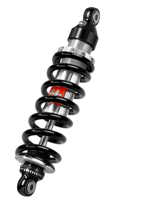 Bitubo XZE0 Monoshocks Adjustable: Spring Preload, Rebound, Black Spring