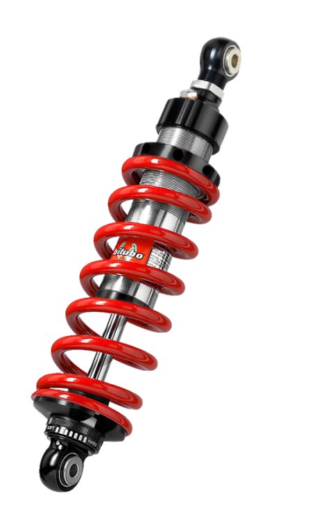 Bitubo XZE1 Monoshocks Adjustable: Spring Preload, Rebound, Length, Red Spring