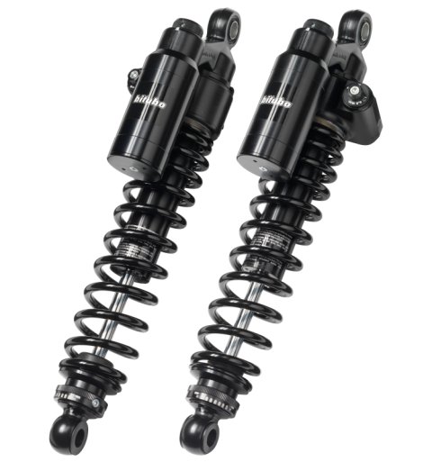Bitubo WMT2 Twinshocks Adj.: Spring Preload, Reb., Comp., Length 290mm, Piggyback Tank, Dk Edition