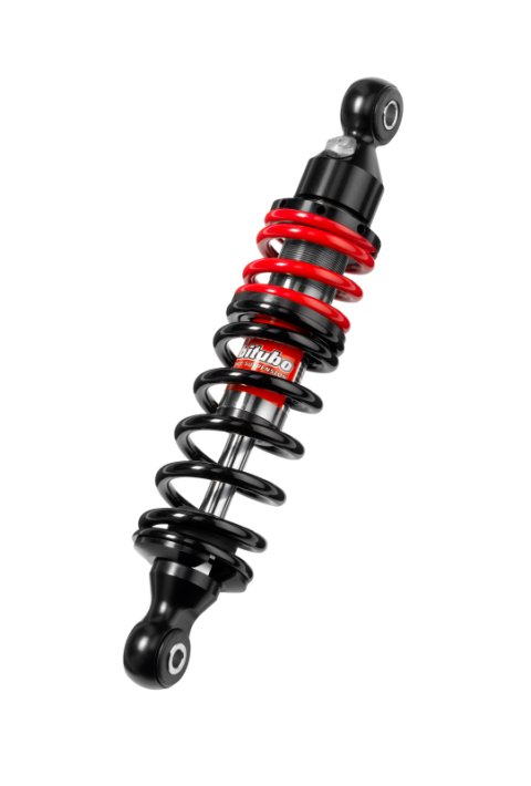 Bitubo YEP0 Monoshocks Front Adjustable: Spring Preload, Red Spring