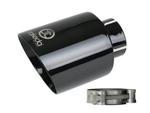 aFe Takeda Universal Exhaust Tip 2-1/2 IN Inlet x 4-1/2 IN Outlet x 7 IN L- Black