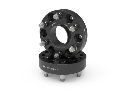 aFe CONTROL Wheel Spacers Chevrolet 1500 19-25 6x5.5mm CB 78.1mm 1-1/2 IN Thickness