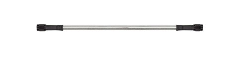 Goodridge 68in Universal Brake Line Assembly w/Black Zinc Fittings & Clear Hose