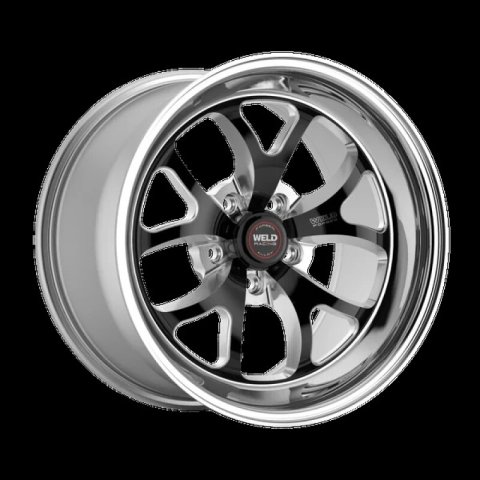 Weld S76 20x12 / 5x115mm BP / 6.75in. BS Black Wheel (3.18 ID High Pad)