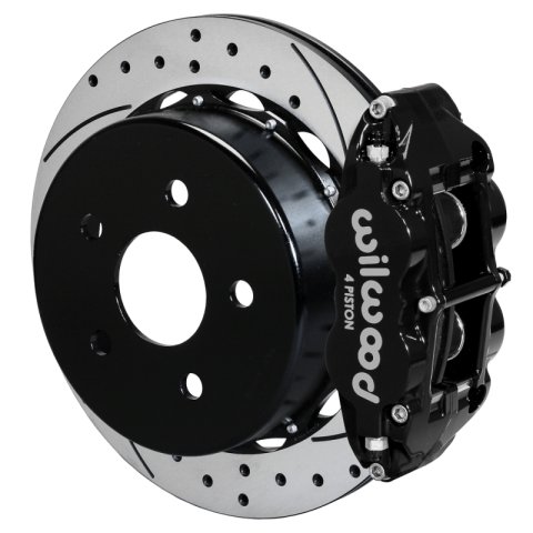 Wilwood 18-21 Jeep Wrangler Narrow Superlite 4R Rear Brake Kit SRP 13.50in Rotor w/Lines - Black