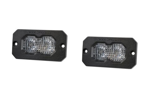 Diode Dynamics C2 2.0 Sport White Flood Flush RBL (Pair)