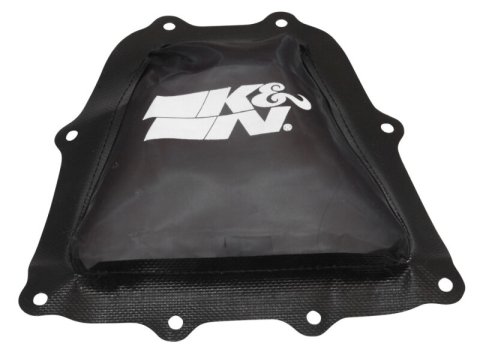 K&N Drycharger Wrap Black 7.313in L 7.25in W 1.313in H