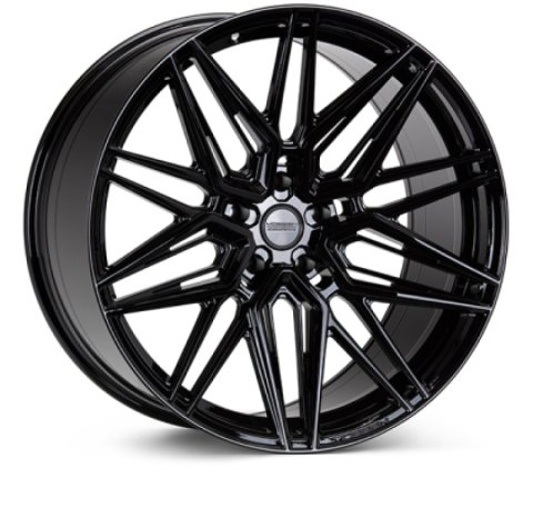 Vossen HF7 - 23x12 - ET43 - 5x120 - 66.56 - SUPER DEEP - GB - Gloss Black Wheel