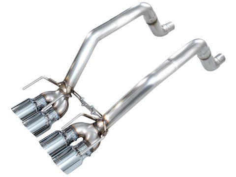 AWE Tuning Exhaust Systems 3020-42662 Track Edition Axleback for C6 Chevrolet Corvette 6.2L (2009-2013) - Chrome Silver Tips