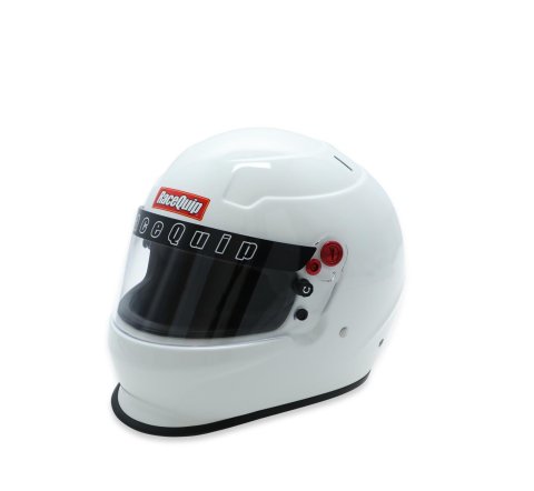 RaceQuip PRO25 Helmets 277112RQP Helmet, PRO25, Full, Gloss White, Snell SA2025, EPS Liner, No Graphic, Small, Each