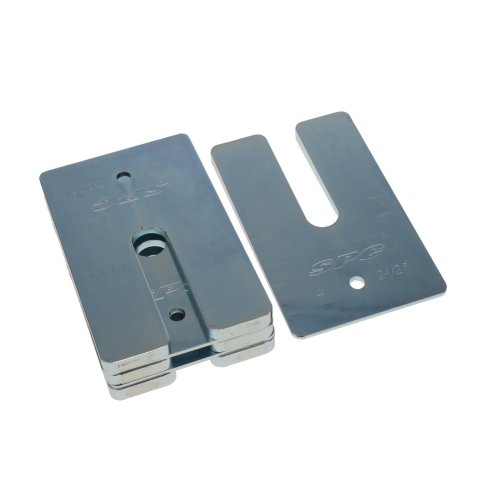 SPC Performance Pinion Angle Shims 10646 STEEL SHIMS 3.5x8.25x2.5° (6)