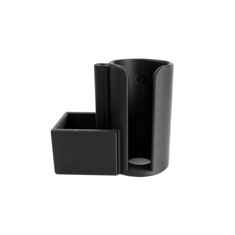 Spring Canister Cup - 2-3/8 in Inside Diameter - 5 in Tall - Plastic - Black - Accu-Force Spring Smasher - Each