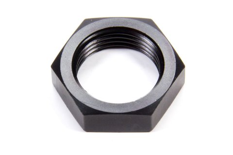 Bulkhead Fitting Nut - 12 AN - Aluminum - Black Anodized - Each