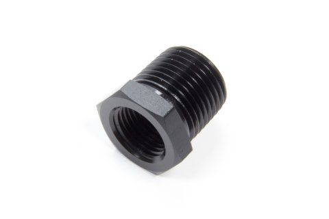 Fitting - Bushing - 3/8 in NPT Female to 1/2 in NPT Male - Aluminum - Black Anodized - Each