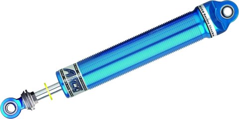 Shock - 13T Series - Twintube - 13.32 in Compressed / 20.25 in Extended - 2.20 in OD - C4-R6 Valve - Threaded Aluminum - Blue Anodized - Each