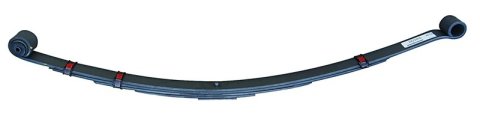 Leaf Spring - Multi-Leaf - 6.375 in Arch - 176 lb/in Spring Rate - 2500-3000 lb Car Weight - Steel - Natural - Camaro Style - Each