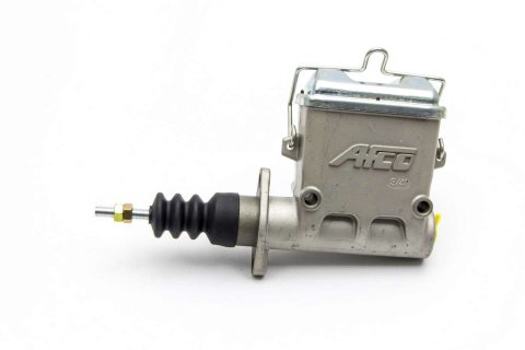 Master Cylinder - 1 in Bore - 1.375 in Stroke - Integral Reservoir - Aluminum - Natural - Kit