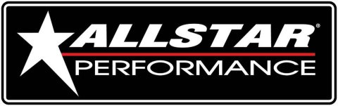 Logo Sticker - Allstar Logo - 2 x 6 in - Black - Set of 50