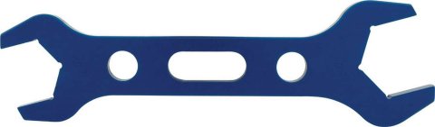 AN Wrench - Double-End - 12 AN to 16 AN - Aluminum - Blue Anodized - Each