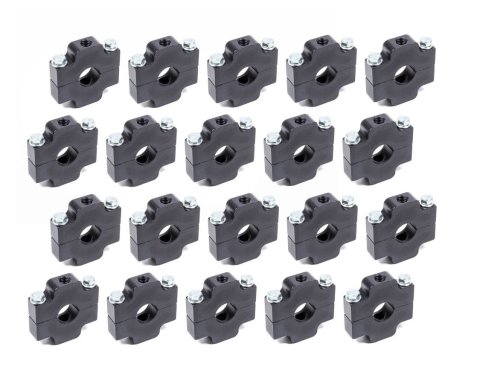 Ballast Bracket - Clamp-On - Aluminum - Black Anodized - 1 in OD Tube - Set of 20