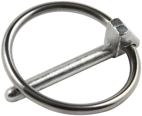 Torsion Clip - 0.188 in OD - Steel - Zinc Plated - Hood Pins - Set of 10
