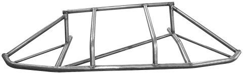 Bumper - Front - 1.5 in OD - 0.065 in Wall - Steel - Natural - Rocket Chassis - Dirt Late Model - Each