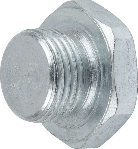 Oxygen Sensor Plug - 18 mm x 1.50 Male Thread - Hex Head - Steel - Zinc Oxide - Each