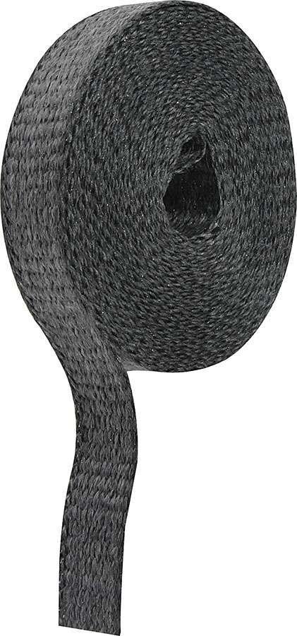 Exhaust Wrap - 1 in Wide - 15 ft Roll - Woven Fiberglass - Black - Each