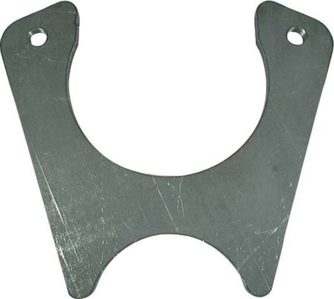 Brake Caliper Bracket - Rear - Weld-On - 3 in OD Axle Tube - Steel - Natural - GM Metric Caliper - Set of 6