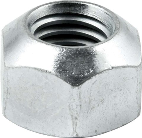 Lug Nut - 5/8-11 in Thread - 1 in Hex Head - 45 Degree Seat - Open End - Steel - Zinc Oxide - Set of 20