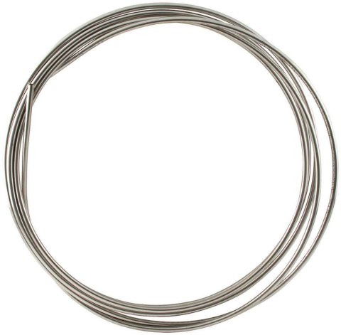 Fuel Line - 3/8 in - 20 ft - Stainless - Natural - Each
