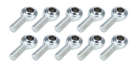 Rod End - Standard Series - Spherical - 3/4 in Bore - 3/4-16 in Right Hand Male Thread - Steel - Zinc Oxide - Set of 10