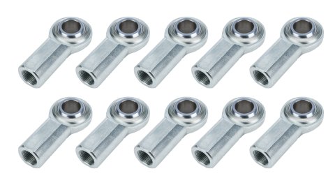 Rod End - Standard Series - Spherical - 3/4 in Bore - 3/4-16 in Right Hand Female Thread - Steel - Zinc Oxide - Set of 10